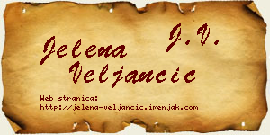 Jelena Veljančić vizit kartica